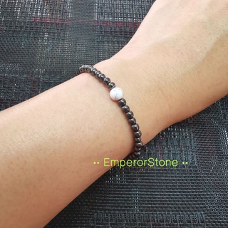 ข้อมือหินเเท้เเหวนหินเเท้ แหวนแร่ แหวนฮีมาไทต์ เฮมาไทต์ Hematite หินป้องกัน หินนำโชค เครื่องรางป้องกัน