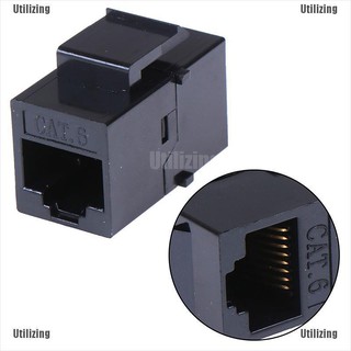 Utilizing RJ45 ตัวเมีย เป็น UTP แมว 5e แมว 6 คีย์สโตน แจ็คอินไลน์ คัปเปลอร์ เชื่อมต่อ