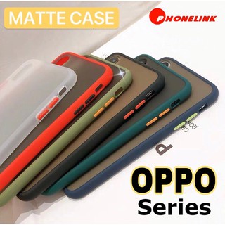 เคสขอบสี เคส Oppo Reno2F F11pro A93 A92 A94 A95 A91 A54 A74 A3S A83 เคสกันกระแทก เคสราคาถูก case เคสออปโป้