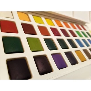 (แจกโค้ด20%กรอก INC284DG ช่องโค้ดช้อปปี้) สีน้ำก้อนori ของแท้✔️สีน้ำตลับ💯 สีน้ำก้อน สีน้ำโอริ 12/18/24/36/48สี