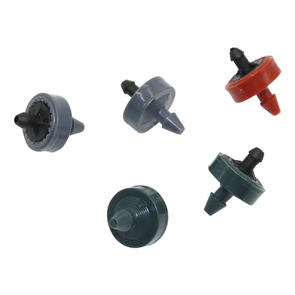 40 ชิ้น 2/4/8L/H Steady Flow Dripper การชดเชยความดันสวนหยดชลประทาน