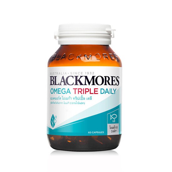 Blackmores Omega Cardi แบล็คมอร์ส โอเมก้า คาร์ดิ 60 แคปซูล 12059