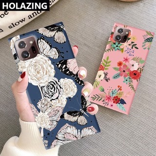 เคสโทรศัพท์มือถือ ซิลิโคนนุ่ม ลายดอกไม้ สีแคนดี้ หรูหรา สําหรับ Samsung Galaxy A72 A52 5G A32 4G A02S A42 A31