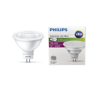 หลอดฮาโลเย่น ฟิลลิป์ LED Philips Essential Led MR16 3W ขั้วG5.3 220โวล หรือ 12โวล