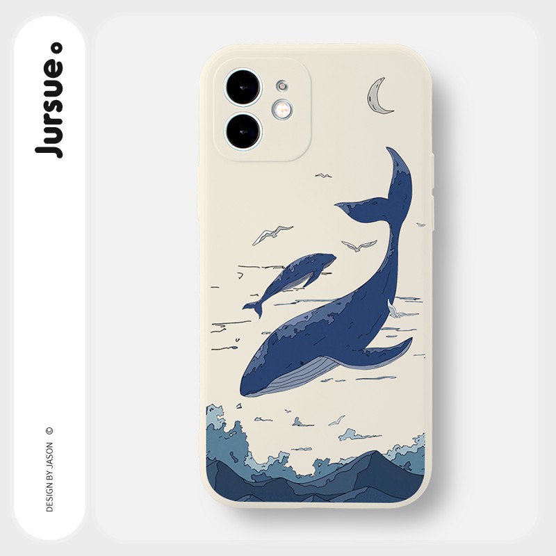 JURSUE เคสไอโฟน เคสซิลิโคนนุ่มขอบเหลี่ยมกันกระแทกน่ารักตลก เคสโทรศัพท์ Compatible for iPhone 17 Air 16 15 14 13 12 11 Pro Max SE 2020 X XR XS 8 7 Plus พลัส Y16231