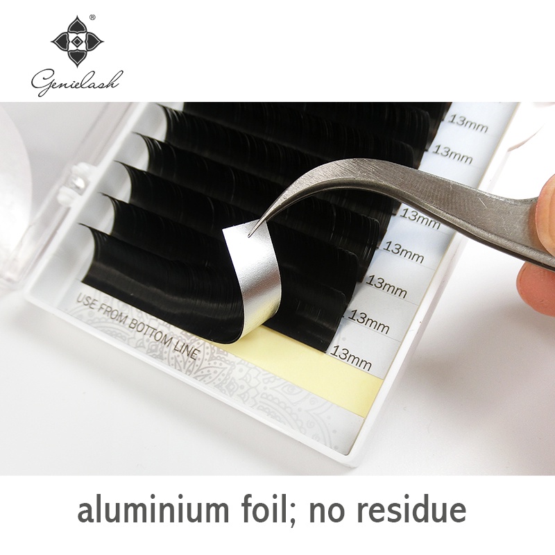 Genielash Ellipse ขนตาปลอม ขนมิงค์เทียม นุ่มพิเศษ พรีเมี่ยม สีดํา - รูปที่ 2