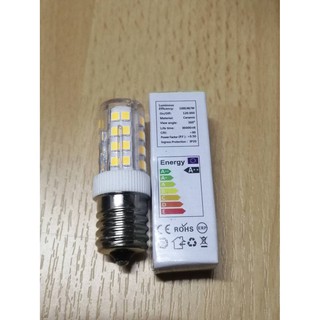 0000461 หลอดไฟ LED E17สีส้ม ตู้เย็น กลียวใหญ่ สีวอม