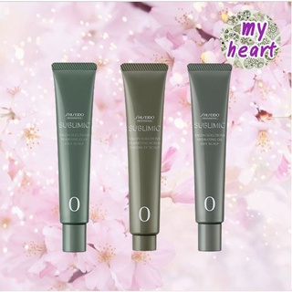 Shiseido Sublimic Salon Solutions Purifying Clay/Hydrating Oil/Clarifying Scrub 30g ซาลอนโซลูชั่นส์บำรุงหนังศีรษะ