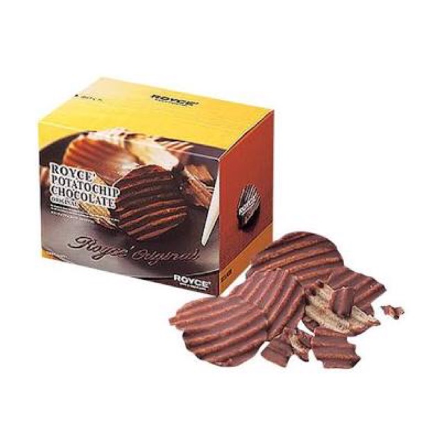 🌟พร้อมส่ง🌟มันฝรั่ง royce potato chip chocolate