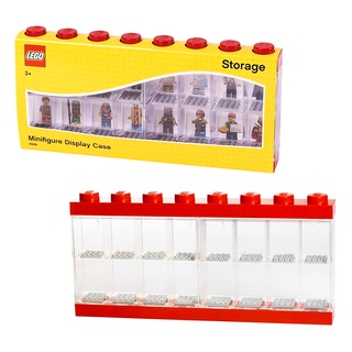 LEGO Minifigure Display Case 16 RED กล่องใส่เลโก้มินิฟิกเกอร์ ดิสเพลย์เคส สีแดง (16 ช่อง) ของแท้ 100%