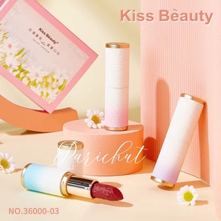 KISS BEAUTY NO-36000-03 Velvet Lipstick set Beautiful color เซตลิปสติก1เซต ประกอบด้วยลิปสติก 3เฉดสี