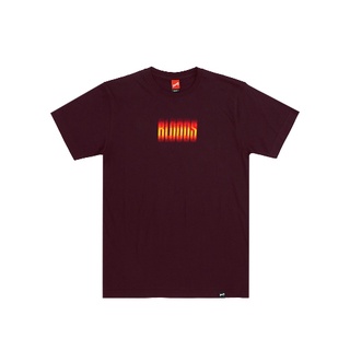 เสื้อยืด พิมพ์ลาย Flames 11 Maroon