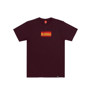 เสื้อยืด พิมพ์ลาย Flames 11 Maroon