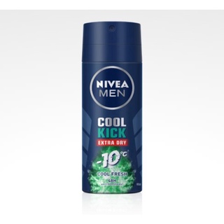 สเปรย์นีเวียเมนคูลคิกคูลเฟรช 50 มล. Nivea Men Cool Kick Extra Dry