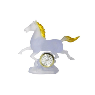 นาฬิกาเรซิ่น นาฬิกา ของตกแต่งบ้าน ของเสริมมงคล ของขวัญ ม้า รูปม้า HHsociety