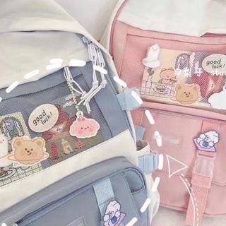 กระเป๋าเป้สะพายหลัง จุของได้เยอะ กระเป๋าเป้ Backpack girl กระเป๋าสะพายหลัง กระเป๋าเป้ผู้หญิง เป้สะพายหลัง