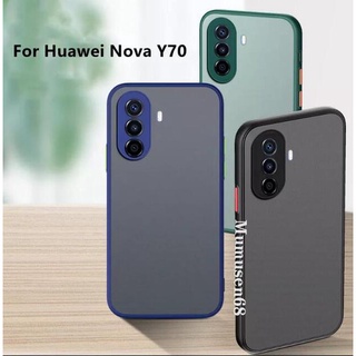 Huawei Nova Y70 Y70 Plus Y90 2022 เคสโทรศัพท์ กันกระแทก ป้องกันเลนส์ ผิว