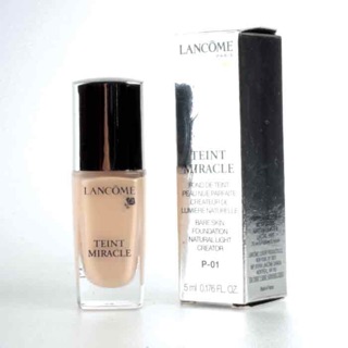 ผิวขาวเหลือง Lancome Bare Skin Foundation Natural Light Creator Teint Miracle