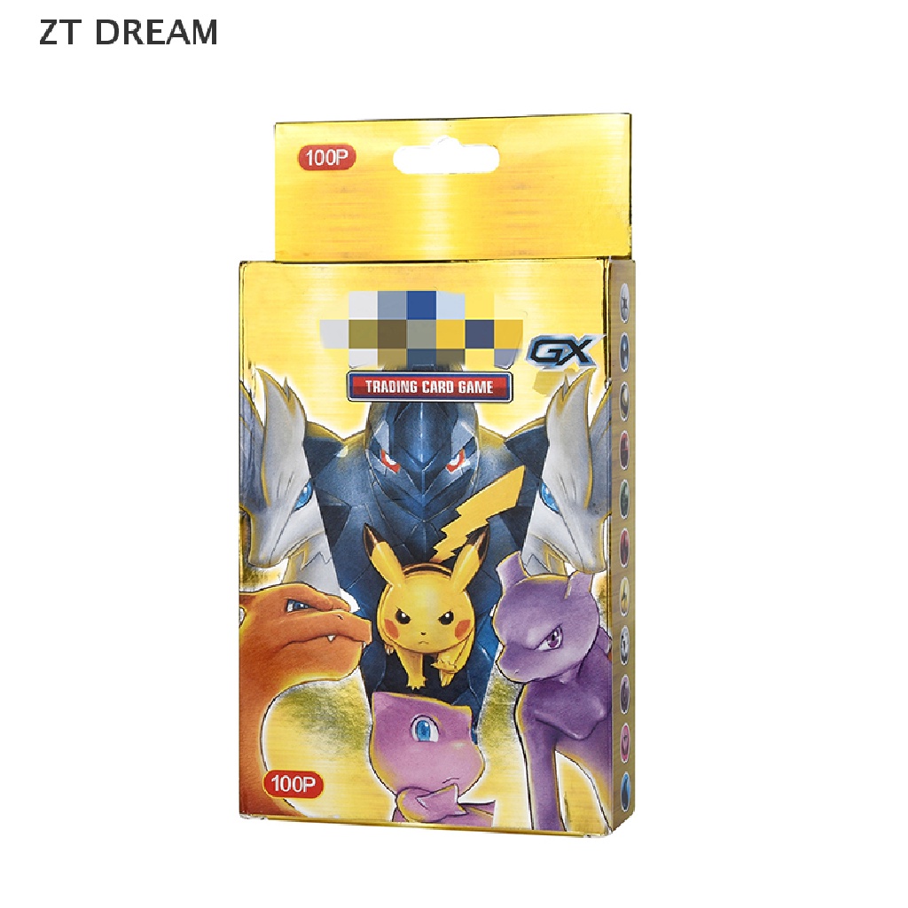 ZTD 100Pcs Pokemon Cards Box Shining V Vmax Card Display Pokemon Playing Game 07