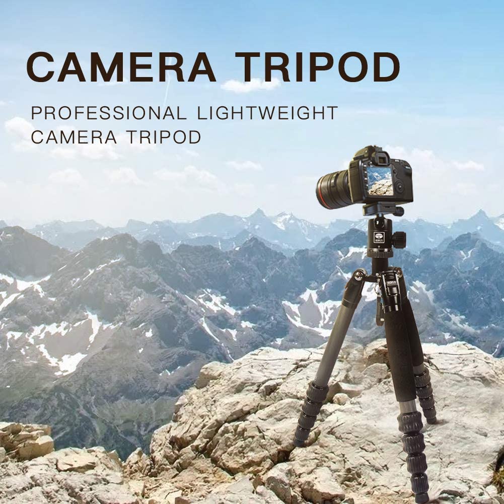 SIRUI Carbon Fiber Traveler 5C Tripod 54.3 inches Lightweight Portable Camera Tripod with Ball Head (สินค้าประกันศูนย์ )