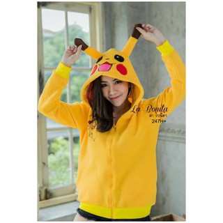 เสื้อกันหนาว หัวการ์ตูนดัง - POKEMON