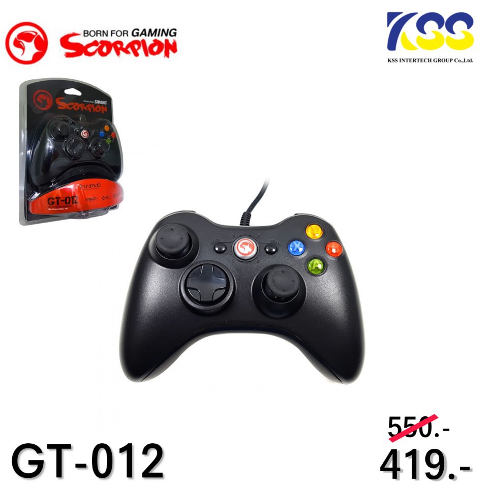 Marvo GT-012 Gaming Joy Controller สำหรับ PS3/PC/Xbox 360 จอยเกมมิ่ง