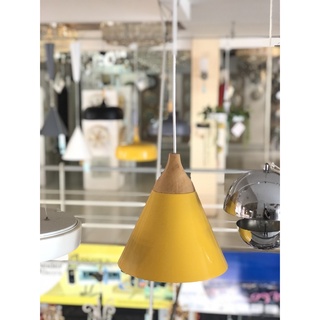 961/B/Yellow ไฟห้อยฝาชีสีเหลือง  ขนาด 250 มม. BEST