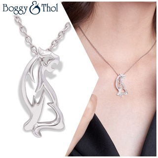 Boggy &amp; Thol Pendant Tiger จี้สร้อยคอ พร้อมสร้อย รูปเสือ เงินแท้ ดีไซน์เรียบหรู 925 Sterling Silver