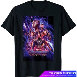 เสื้อยืดลำลอง Marvel Studios Avengers Endgame Space Group Shot Poster T-Shirt T-Shirt