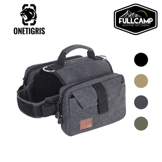 Onetigris HOPPY CAMPER Dog Pack 2.0 เสื้อรัดอกสุนัข ชุดรัดอกสุนัข สายรัดอกสุนัข แบบมีกระเป๋าข้าง สัตว์เลี้ยง