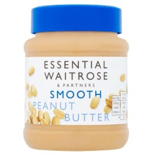 Essential Smooth Peanut Butter 340g แยม เนยถั่วบดหยาบ อาหารเช้า ซีเรียล ผลิตภัณฑ์ทาขนมปัง