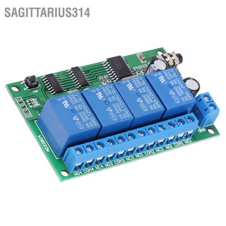 Sagittarius314 AD22B04 12V 4 Channel DTMF Tone Signal Decoder Relay Phone Remote Control PLC