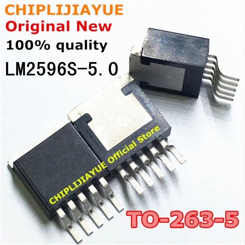 10PCS LM2596S-5.0 TO263-5 LM2596SX-5.0 LM2596S 5.0 LM2596 TO-263-5 ชิปเซ็ต IC ใหม่และต้นฉบับ