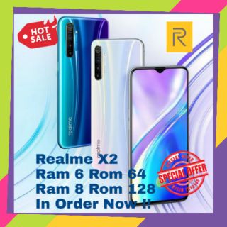 💥Realme X2 8/128 gb. ฟ้า เมนูไทย มี Google play รับประกัน 1 ปี 👍👍