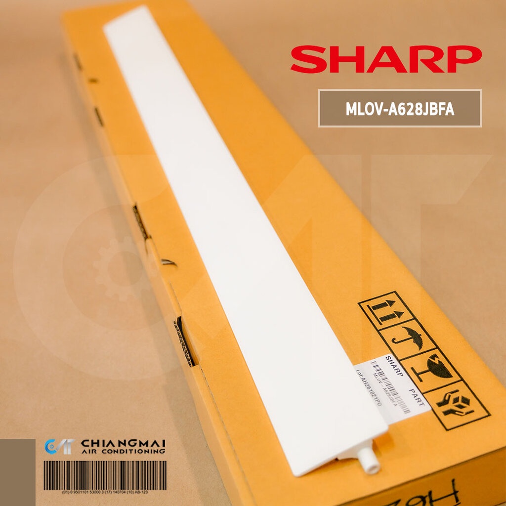 MLOV-A628JBFA บานสวิงแอร์ Sharp บานสวิงแแอร์ชาร์ป รุ่น AH-PCX13, AH-PCX10 อะไหล่แอร์ ของแท้ศูนย์