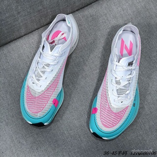 Nike ZoomX Vaporfly NEXT% 2 Ice Blue รองเท้าวิ่งมาราธอน รองเท้าผ้าใบ รองเท้าลำลองชาย และหญิง