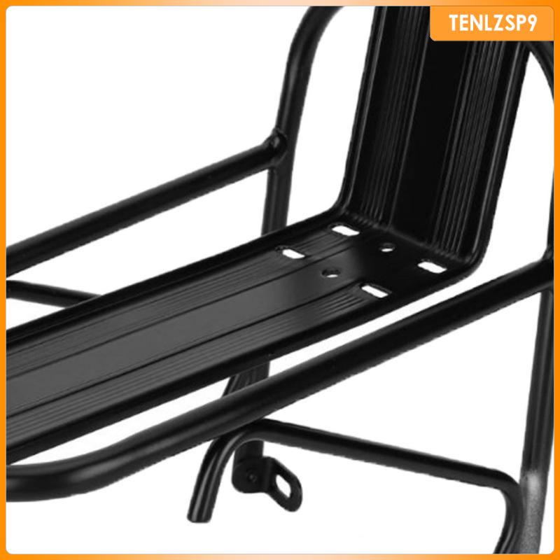 [ แร็คอลูมิเนียมอัลลอยด์ แร็คด้านหน้าจักรยาน 15 กก. สีดํา - รูปที่ 3