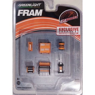 พร็อพ 1/64 🔆 DIORAMA GREENLIGHT FRAM GL MUSCLE EXCLUSIVE SHOP TOOL MULTI PACK อุปกรณ์ประกอบฉาก 6 ชิ้น ใหม่ พร้อมจัดส่ง