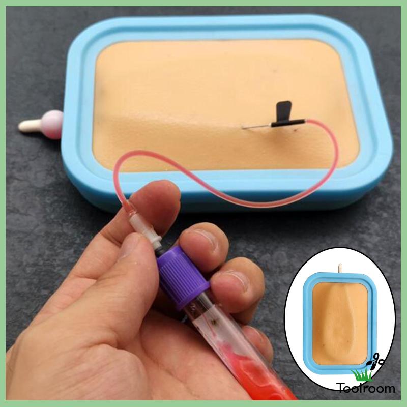 [hushcorgi] Venipuncture โมเดลซิลิโคน สําหรับฝึกฝน ฝึกฝนผิวหนัง