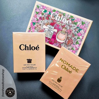 9.15 ลดอีก  480฿ โค้ดshopee[20DDXTRA915] Chloe Nomade + Signature edp Set ขนาด 20 mlx 2