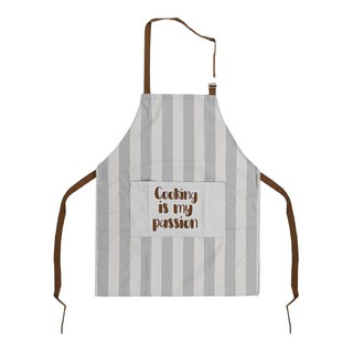 ชุดกันเปื้อน KECH PASSION สีเทา/ครีม ชุดกันเปื้อนและถุงมือ APRON KECH PASSION GREY/CREAM