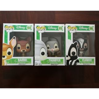 Funko pop disney Bambi ขายยกเซต 3 ตัว bambi thumper flower