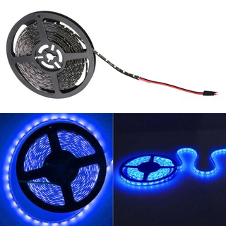 5 m 12 v blue 5050 300 led 60 ดวง/m สายไฟยืดหยุ่นกันน้ําสําหรับติดรถยนต์ dysunbey