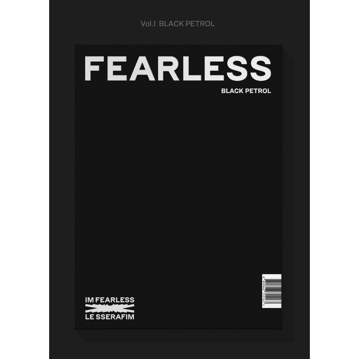 [LE SSERAFIM] 1st Mini Album [FEARLESS] - Vol.1 (Black Petrol) | Shopee ...