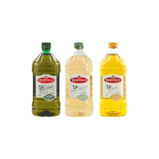 Bertolli น้ำมันมะกอก ปรุงอาหาร ขนาด 2 ลิตร เลือกได้ 3 แบบ Extra Virgin, Extra Light, Olive Oil