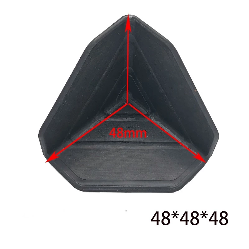 พลาสติกกันกระแทกมุมกล่องสินค้า กันมุมกล่อง 48mm*48mm*48mm - รูปที่ 1