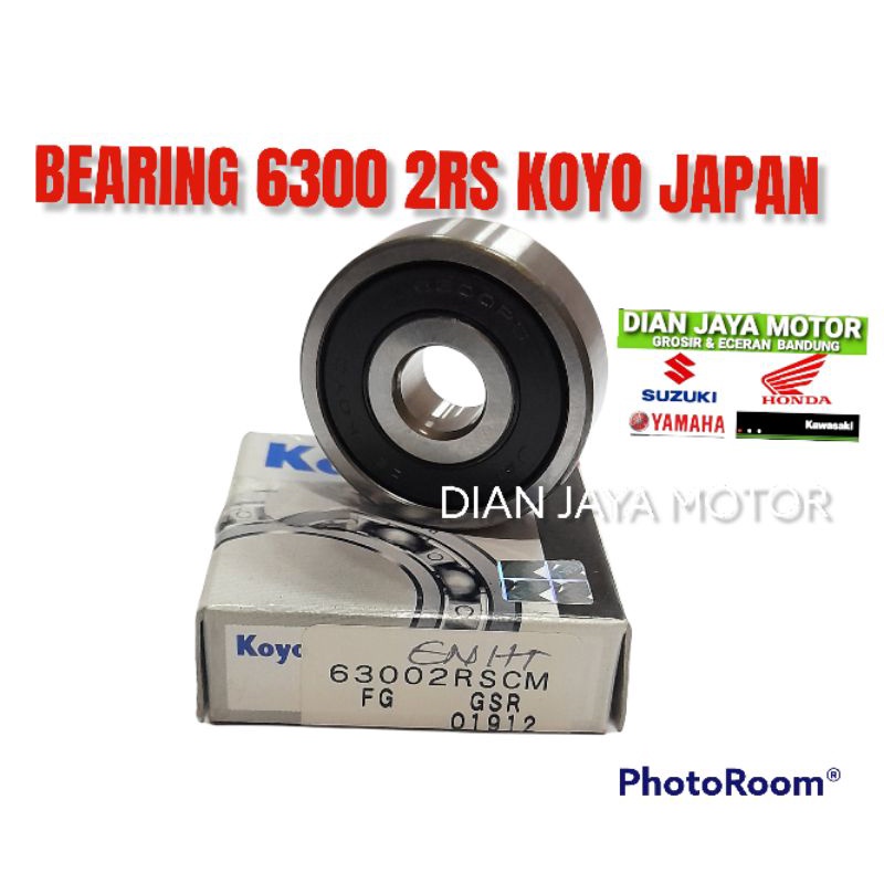 BEARING LAHER 6300 2RS KOYO JAPAN ORIGINAL DIAN JAYA MOTOR