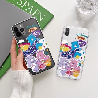 Case iPhone แคร์แบร์ Care Bears Happyใส คลุมเลนส์กล้อง ครบรุ่น พร้อมส่ง!!!🇹🇭