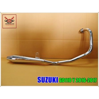 SUZUKI GD110 year 2016-2017 EXHAUST MEGAPHONE "GHROME" // ท่อไอเสีย งานสวย คุณภาพดี มี มอก. สินค้าคุณภาพดี