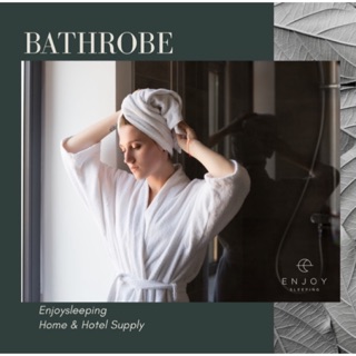 ชุดคลุมอาบน้ำ เสื้อคลุม เสื้อคลุมอาบน้ำ ตัวใหญ่หนา หรูหรากว่าเดิม bathrobe enjoysleeping hotel supply ชุดอาบน้ำ